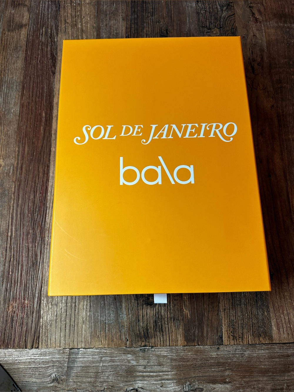 Sol de Janeiro Orange Storage Box with Bala Logo